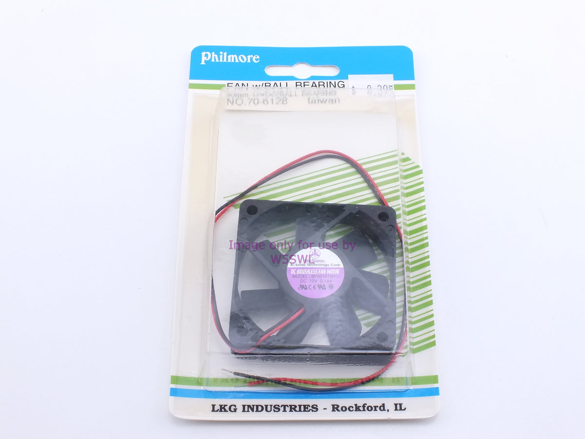 Philmore 70-6128 Fan with Ball Bearing 60mm 12VDC (Bin73) - Dave's Hobby Shop by W5SWL