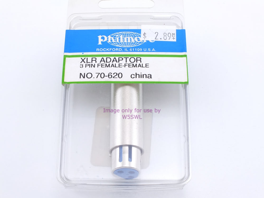 Philmore 70-620 XLR Adapter 3 Pin Female to 3 Pin Female (bin2) - Dave's Hobby Shop by W5SWL