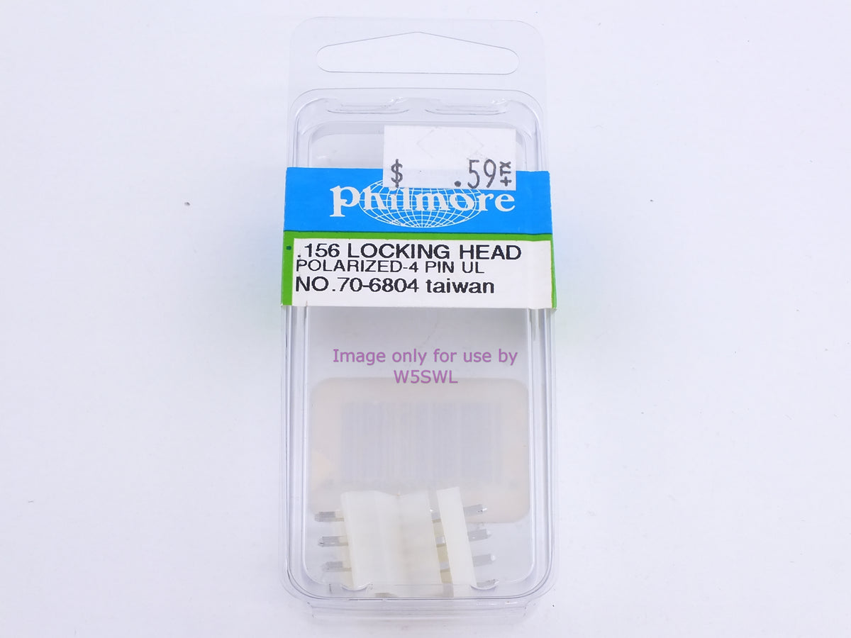 Philmore 70-6804 .156 Locking Head Polarized-4 PIN UL (bin111) - Dave's Hobby Shop by W5SWL