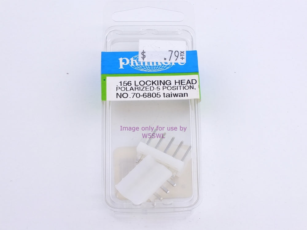 Philmore 70-6805 .156 Locking Head Polarized-5 Position UL (bin111) - Dave's Hobby Shop by W5SWL