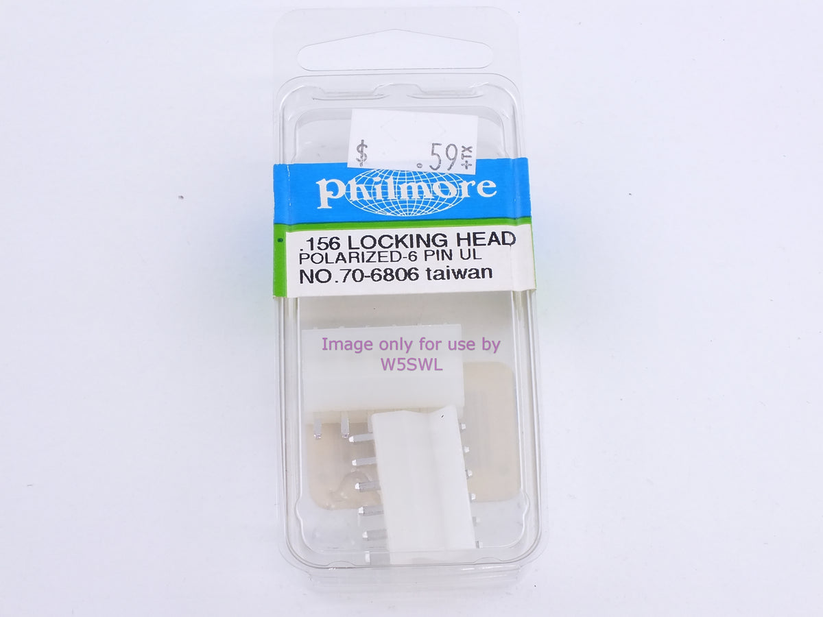 Philmore 70-6806 .156 Locking Head Polarized-6 PIN UL (bin111) - Dave's Hobby Shop by W5SWL