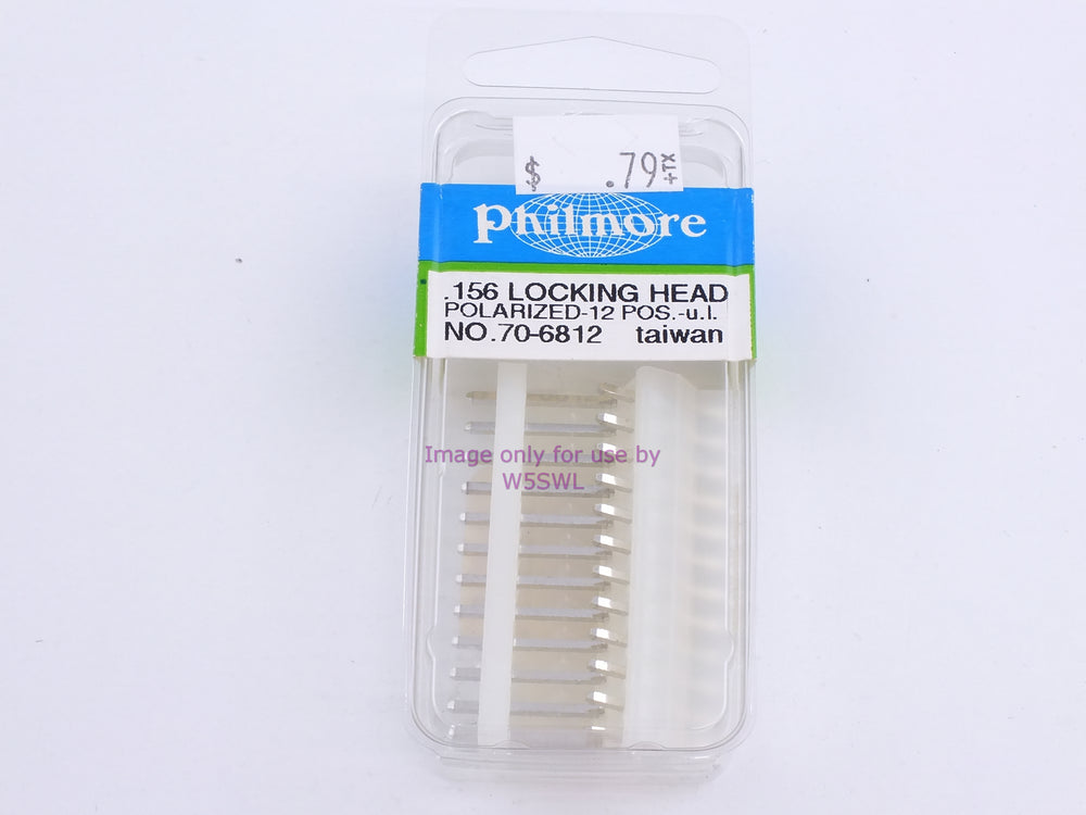 Philmore 70-6812 .156 Locking Head Polarized-12 Position UL (bin111) - Dave's Hobby Shop by W5SWL