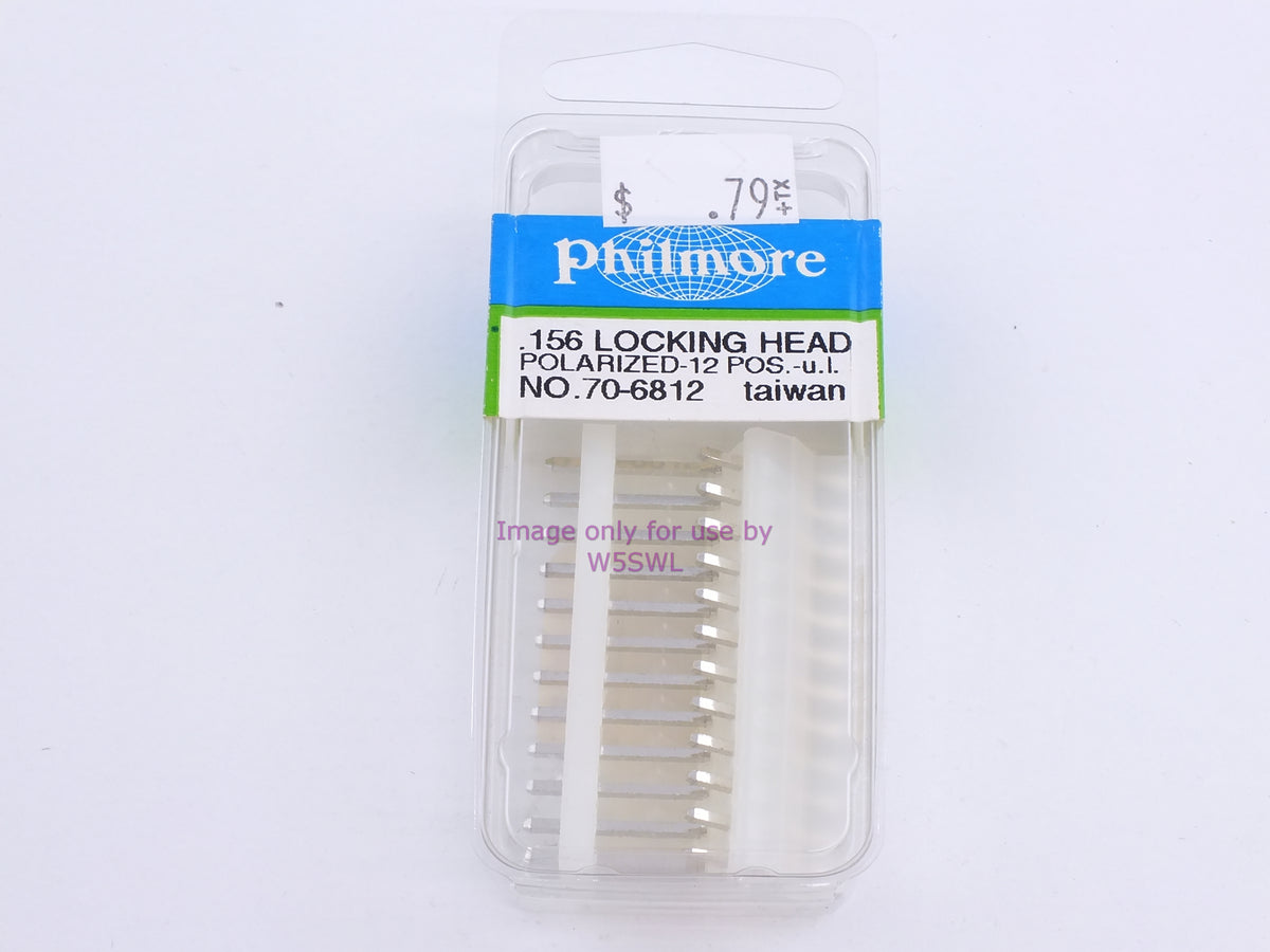 Philmore 70-6812 .156 Locking Head Polarized-12 Position UL (bin111) - Dave's Hobby Shop by W5SWL