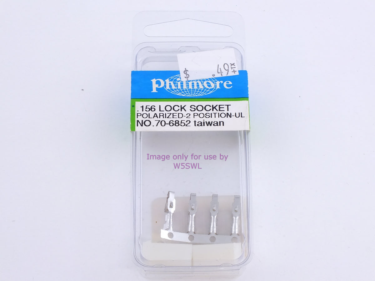 Philmore 70-6852 .156 Lock Socket Polarized-2 Position UL (bin111) - Dave's Hobby Shop by W5SWL
