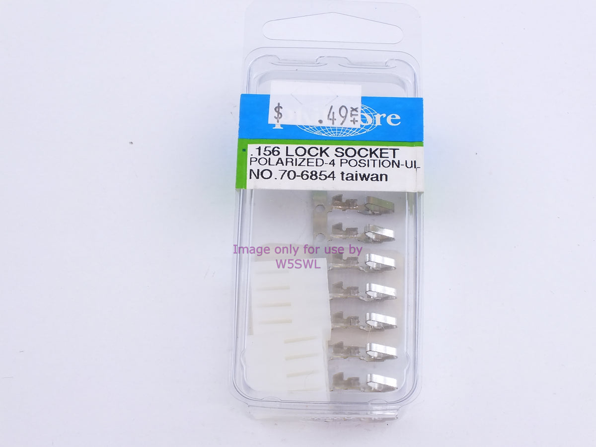 Philmore 70-6854 .156 Lock Socket Polarized-4 Position UL (bin111) - Dave's Hobby Shop by W5SWL