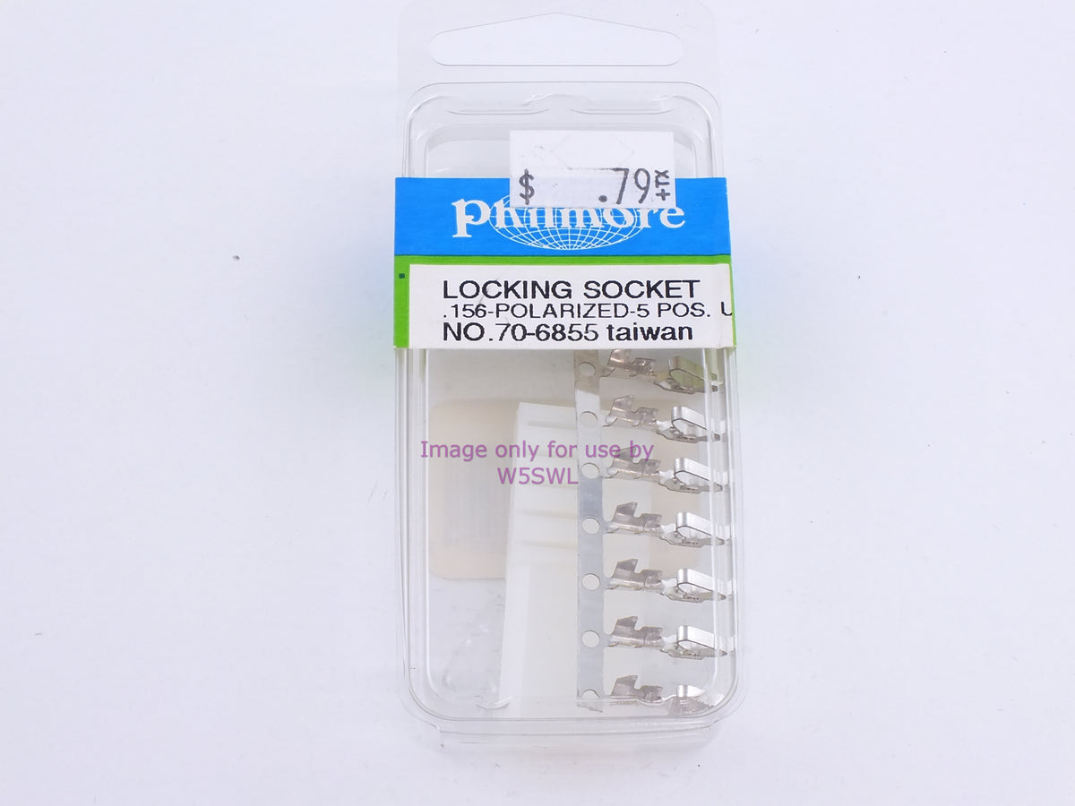 Philmore 70-6855 .156 Lock Socket Polarized-5 Position UL (bin111) - Dave's Hobby Shop by W5SWL