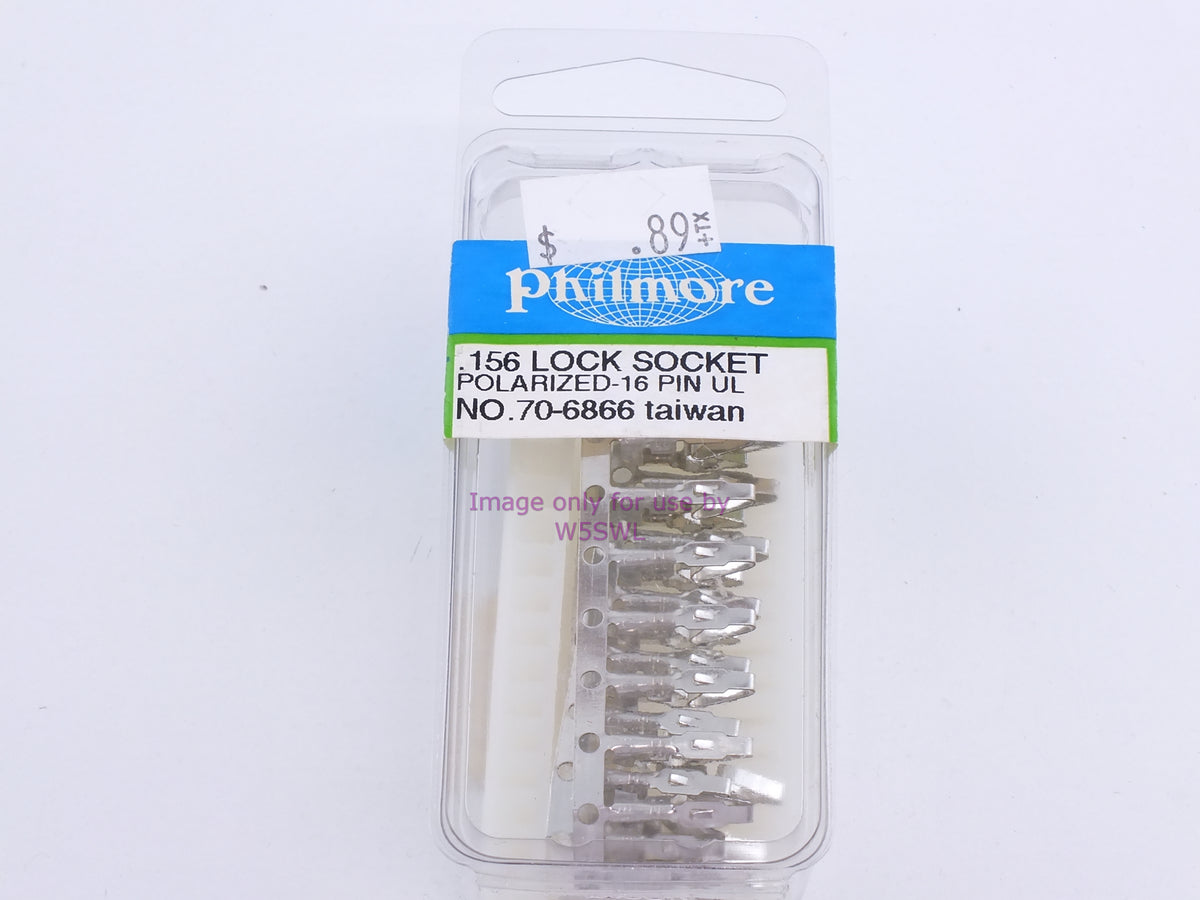 Philmore 70-6866 .156 Lock Socket Polarized-16 PIN UL (bin112) - Dave's Hobby Shop by W5SWL