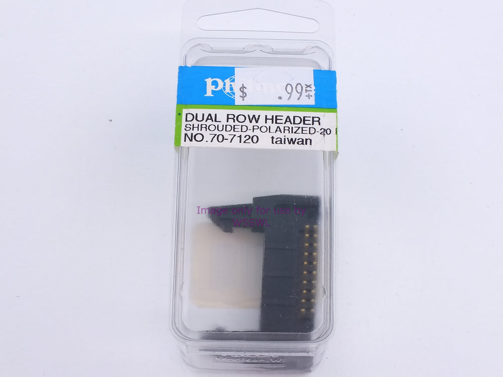 Philmore 70-7120 Dual Row Header Shrouded-Polarized-20 Pos. (bin112) - Dave's Hobby Shop by W5SWL