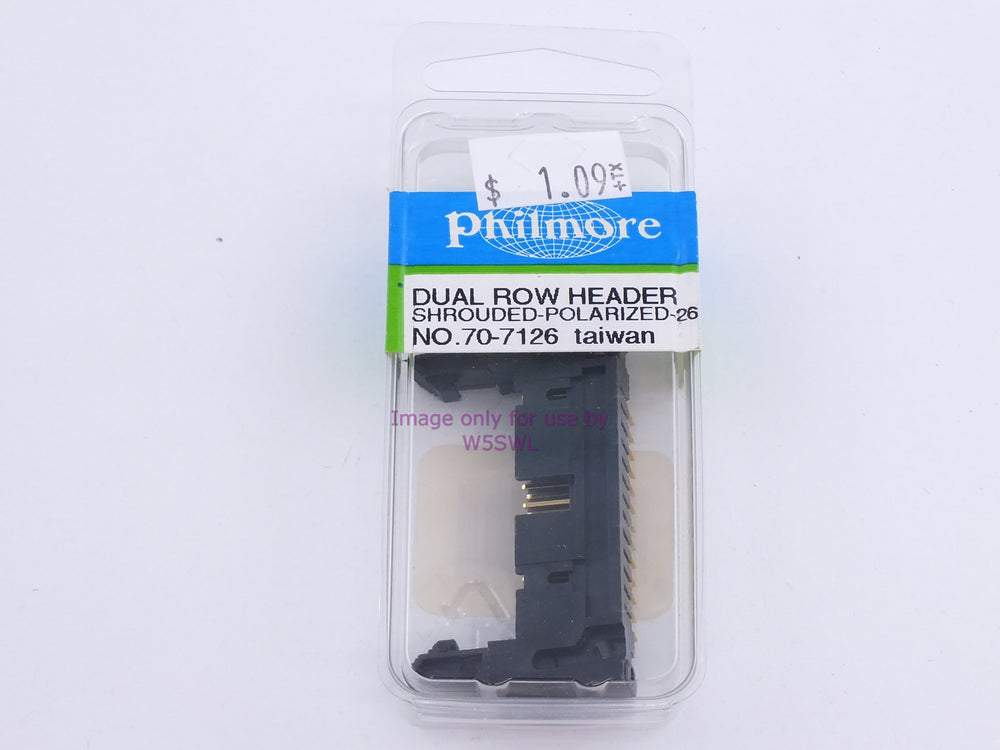 Philmore 70-7126 Dual Row Header Shrouded-Polarized-26 Pos. (bin112) - Dave's Hobby Shop by W5SWL