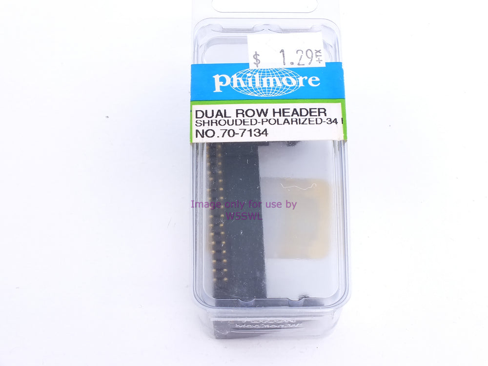 Philmore 70-7134 Dual Row Header Shrouded-Polarized-34 Pos. (bin112) - Dave's Hobby Shop by W5SWL