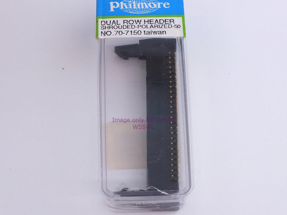 Philmore 70-7150 Dual Row Header Shrouded-Polarized-50 Pos. (bin112) - Dave's Hobby Shop by W5SWL