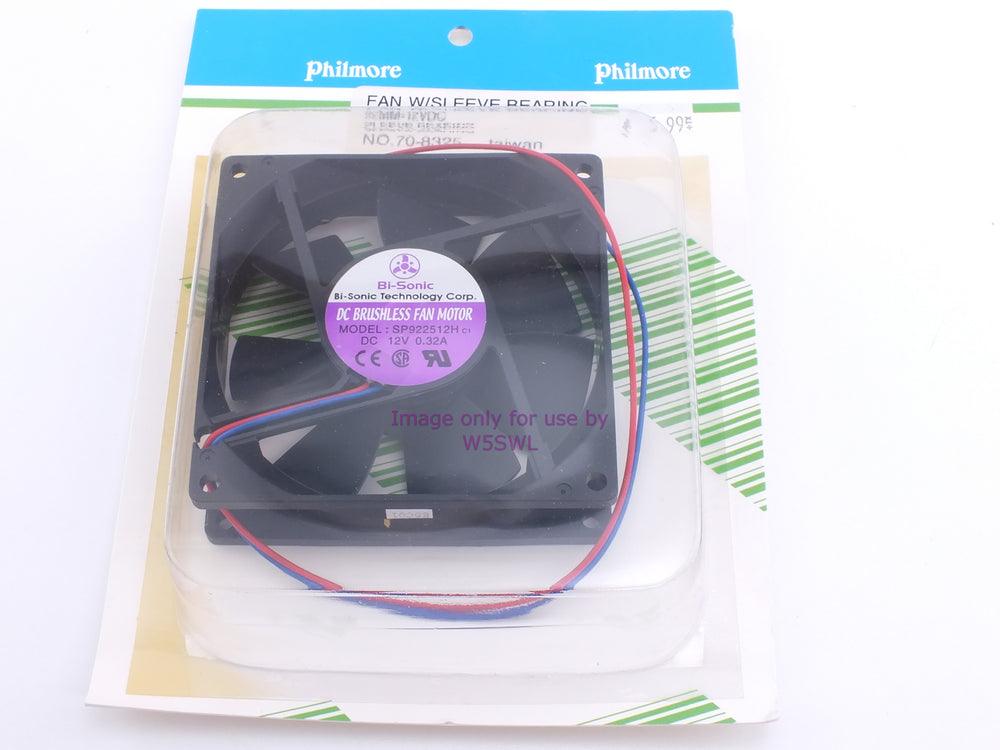 Philmore 70-8325 Fan with Sleeve Bearing 92mm 12VDC (Bin69) - Dave's Hobby Shop by W5SWL