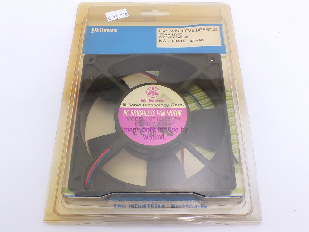 Philmore 70-8415 Fan with Sleeve Bearing 120mm 12VDC (Bin70) - Dave's Hobby Shop by W5SWL