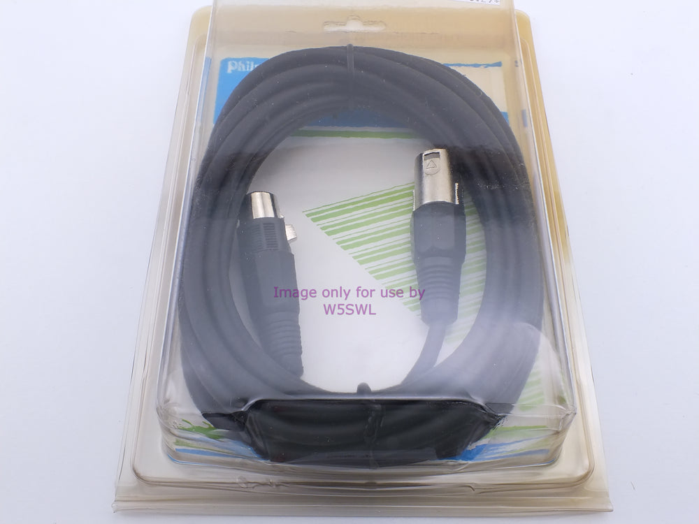 Philmore 71-1575 Microphone Cable 17ft Balanced 3 Pin XLR Male to XLR Female (Bin71) - Dave's Hobby Shop by W5SWL