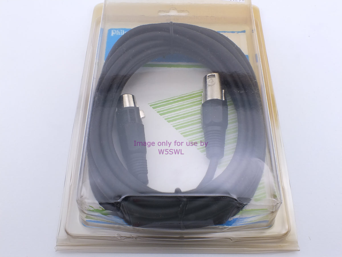 Philmore 71-1575 Microphone Cable 17ft Balanced 3 Pin XLR Male to XLR Female (Bin71) - Dave's Hobby Shop by W5SWL