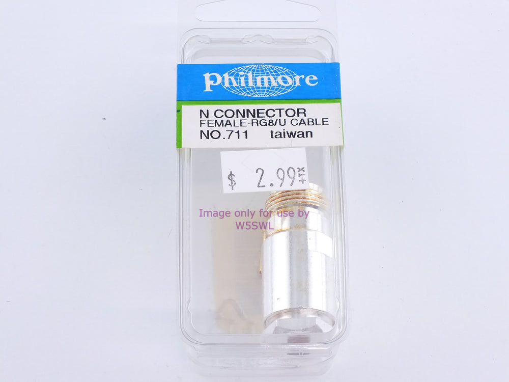 Philmore 711 N Connectors Female RG8/U (Bin86) - Dave's Hobby Shop by W5SWL