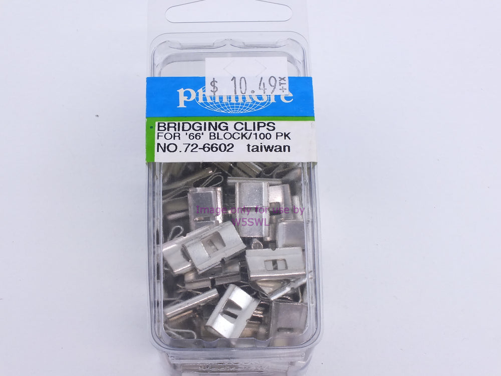 Philmore 72-6602 Bridging Clips For '66' Block/ 100Pk (bin101) - Dave's Hobby Shop by W5SWL