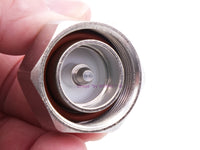 Load image into Gallery viewer, W5SWL Brand LOW PIM 7/16 DIN Male to N Female Coax Cable Adapter Teflon White Bronze - Dave&#39;s Hobby Shop by W5SWL
