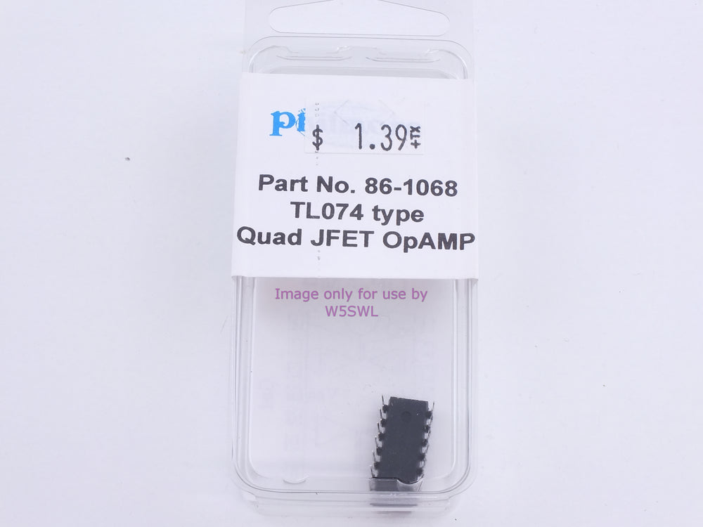 Philmore 86-1068 TL074 Type Quad JFET OpAMP (bin67) - Dave's Hobby Shop by W5SWL