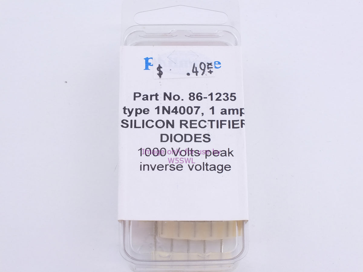 Philmore 86-1235 Type 1N4007, 1Amp Silicon Rectifier Diodes (bin74) - Dave's Hobby Shop by W5SWL