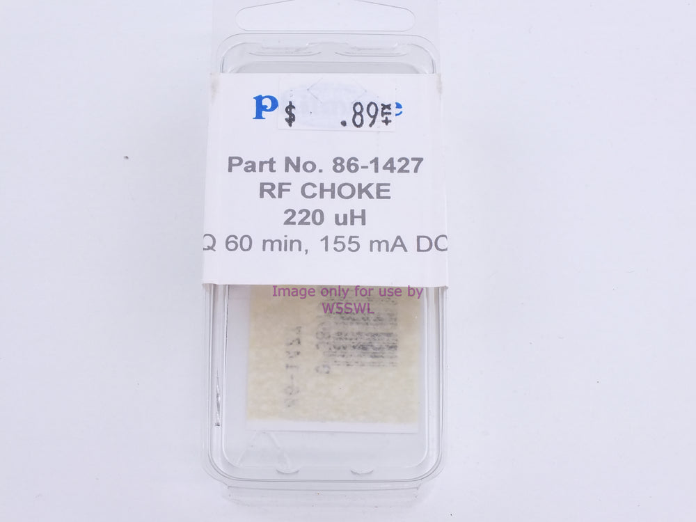Philmore 86-1427 RF Choke 220 uH (bin67) - Dave's Hobby Shop by W5SWL