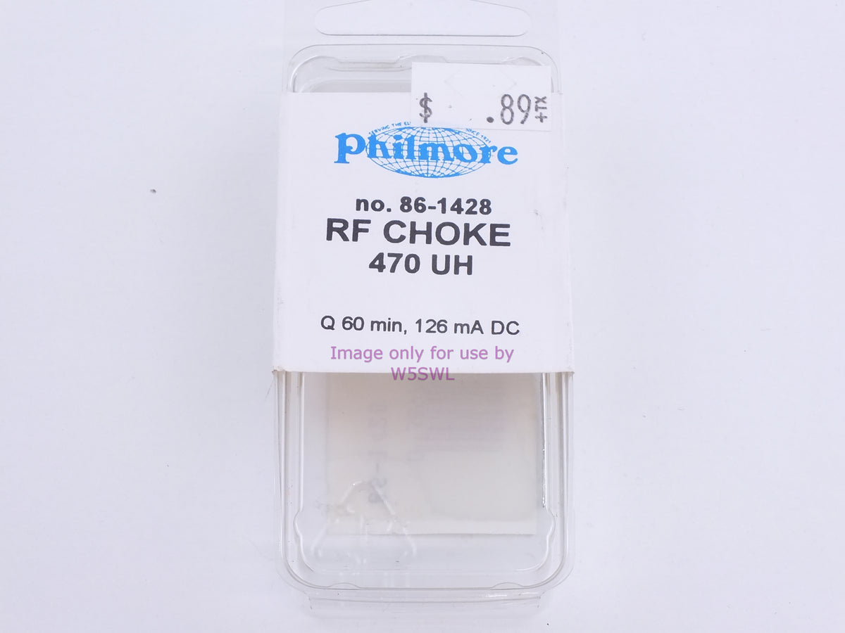 Philmore 86-1428 RF Choke 470 UH (bin67) - Dave's Hobby Shop by W5SWL