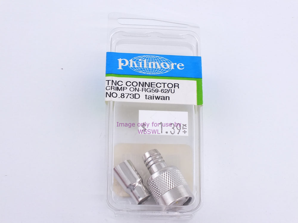 Philmore 873D TNC Connector Crimp On-RG59-62/U (bin86) - Dave's Hobby Shop by W5SWL