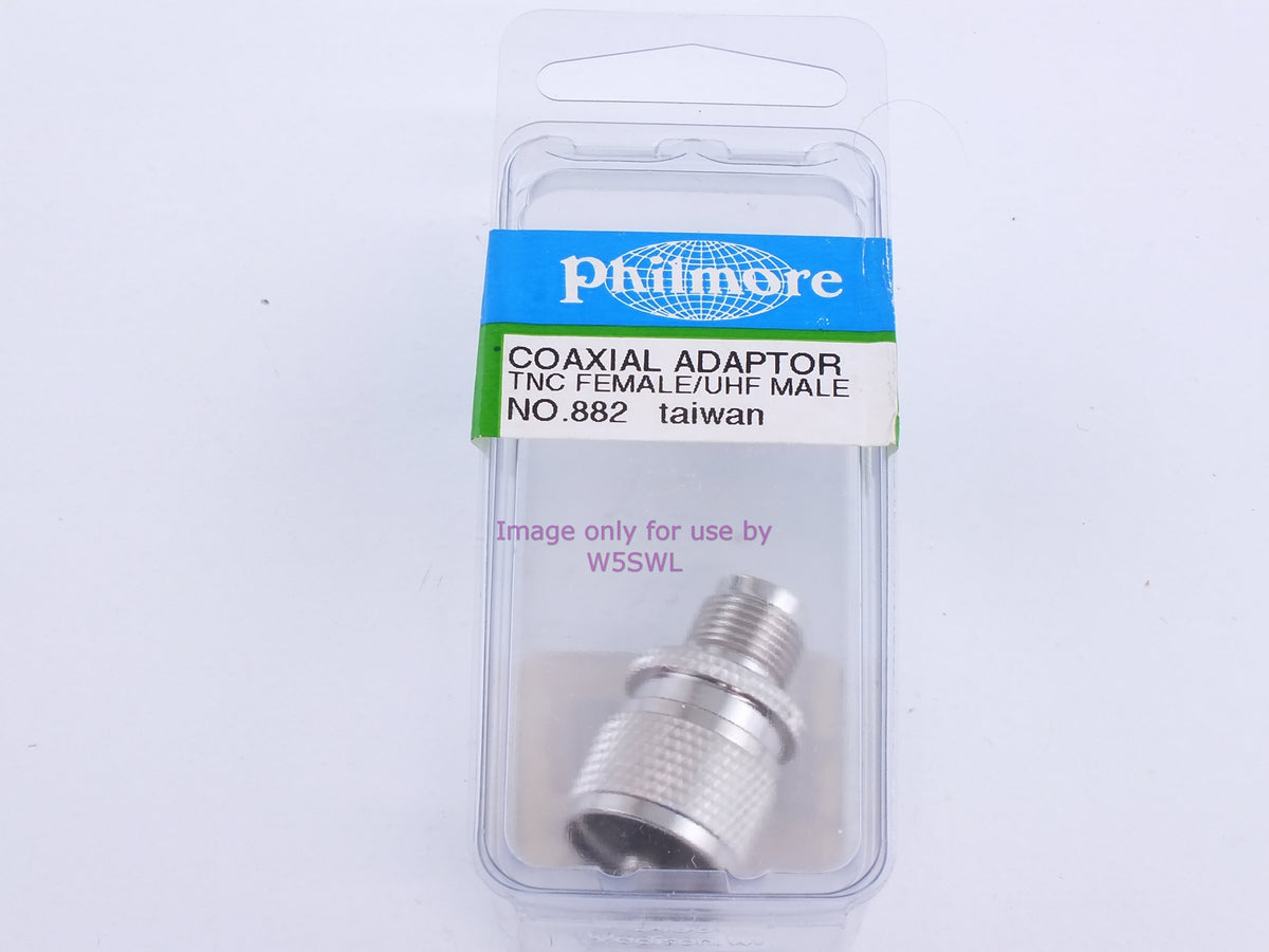 Philmore 882 Coaxial Adaptor TNC Female/UHF Male (bin103) - Dave's Hobby Shop by W5SWL