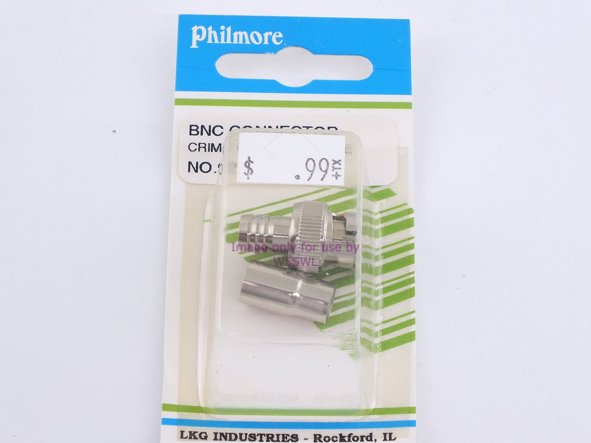 Philmore 929 BNC Connector Crimp On-RG6/U Cable (bin98) - Dave's Hobby Shop by W5SWL