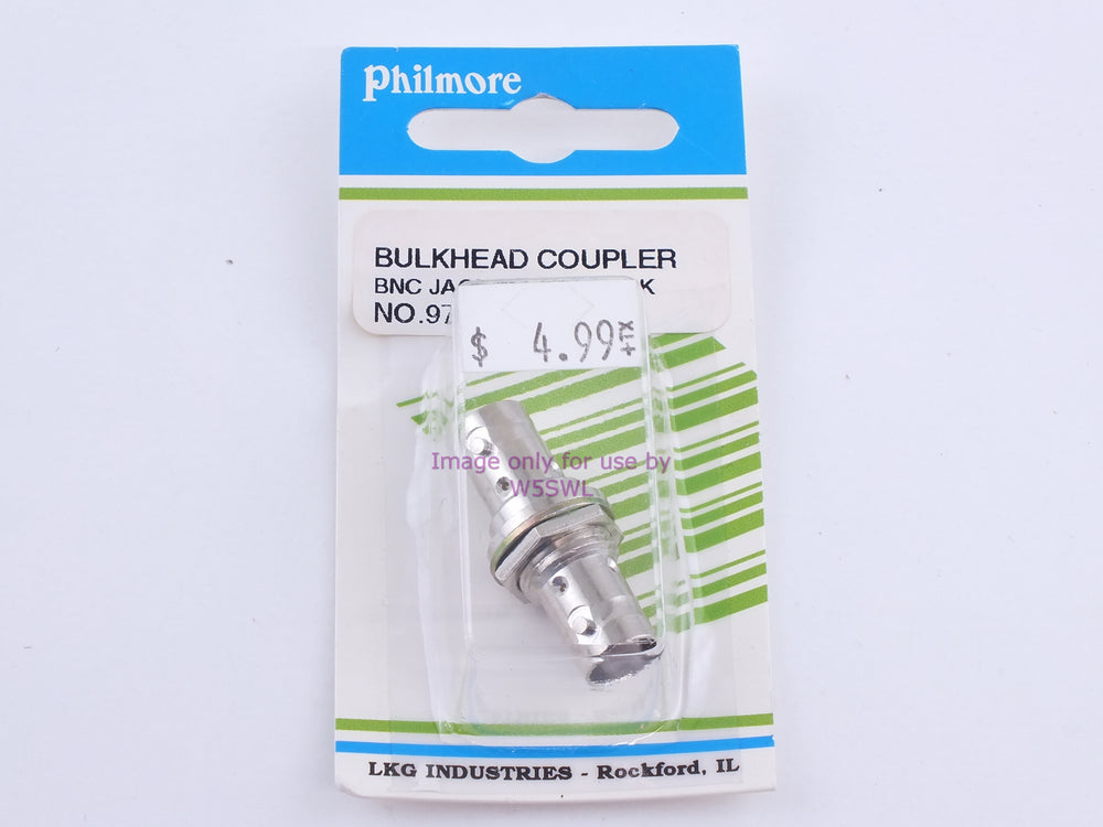 Philmore 970 Bulkhead Coupler BNC Jack to BNC Jack (bin106) - Dave's Hobby Shop by W5SWL