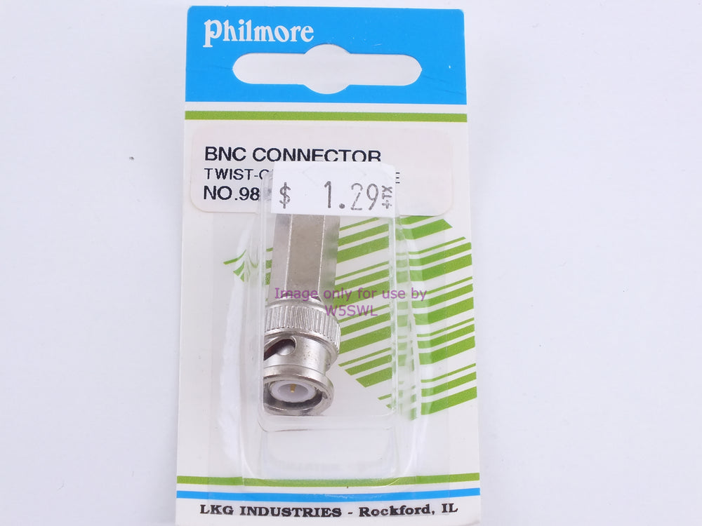 Philmore 982 BNC Connector Twist-On/RG59U Cable (bin98) - Dave's Hobby Shop by W5SWL
