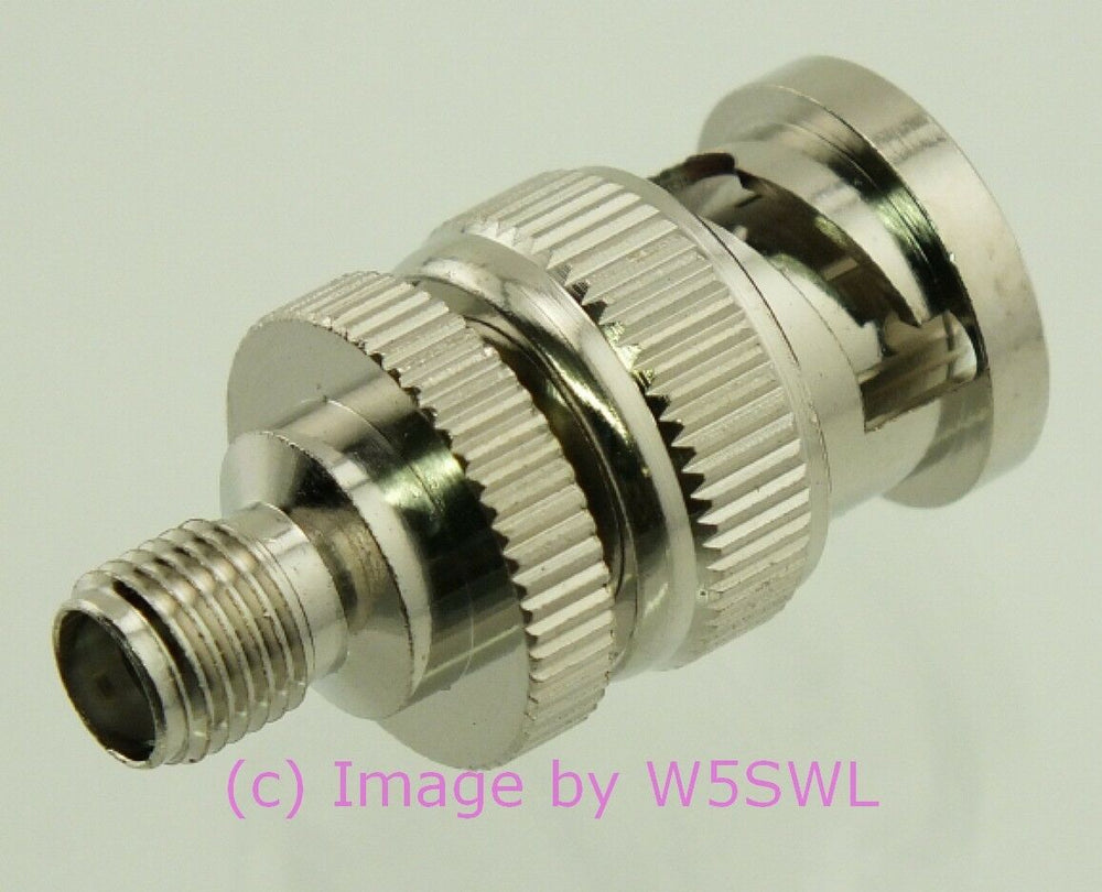 W5SWL BNC Male to SMA Female Coax Connector Adapter - Dave's Hobby Shop by W5SWL