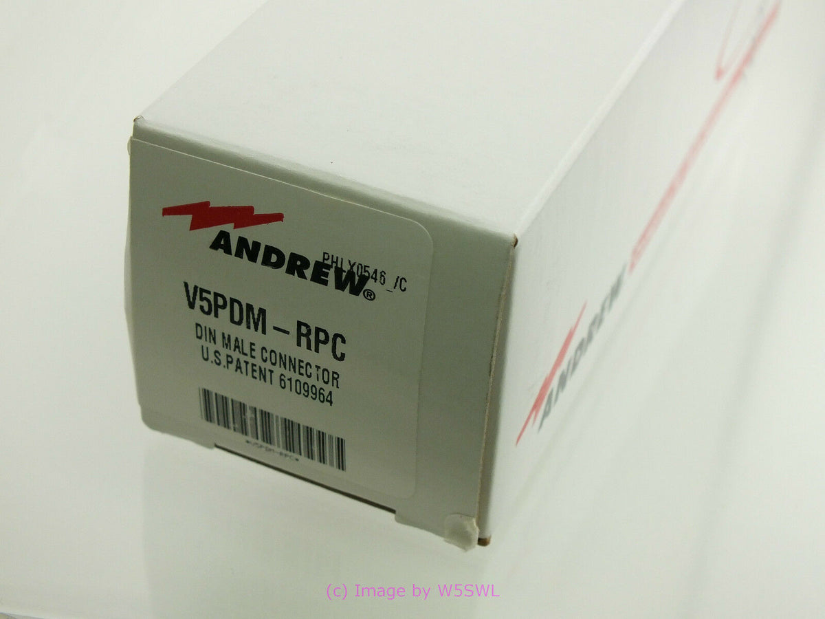 Andrew V5PDM-RPC DIN Male Connector - New in Packages - Dave's Hobby Shop by W5SWL