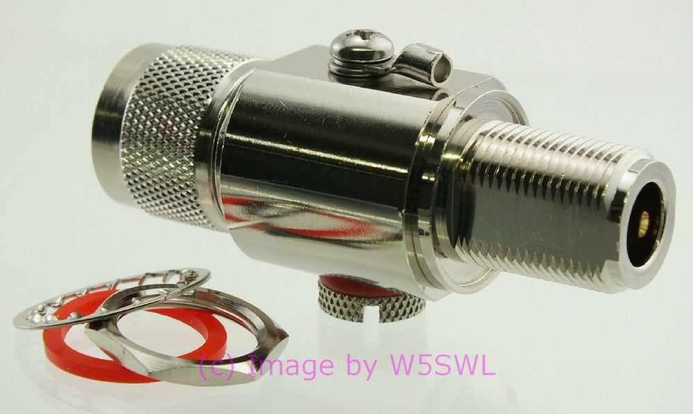 W5SWL Brand Surge EMP Protector Lightning Arrester Gas Tube N Male Female 3 GHz HAM - Dave's Hobby Shop by W5SWL
