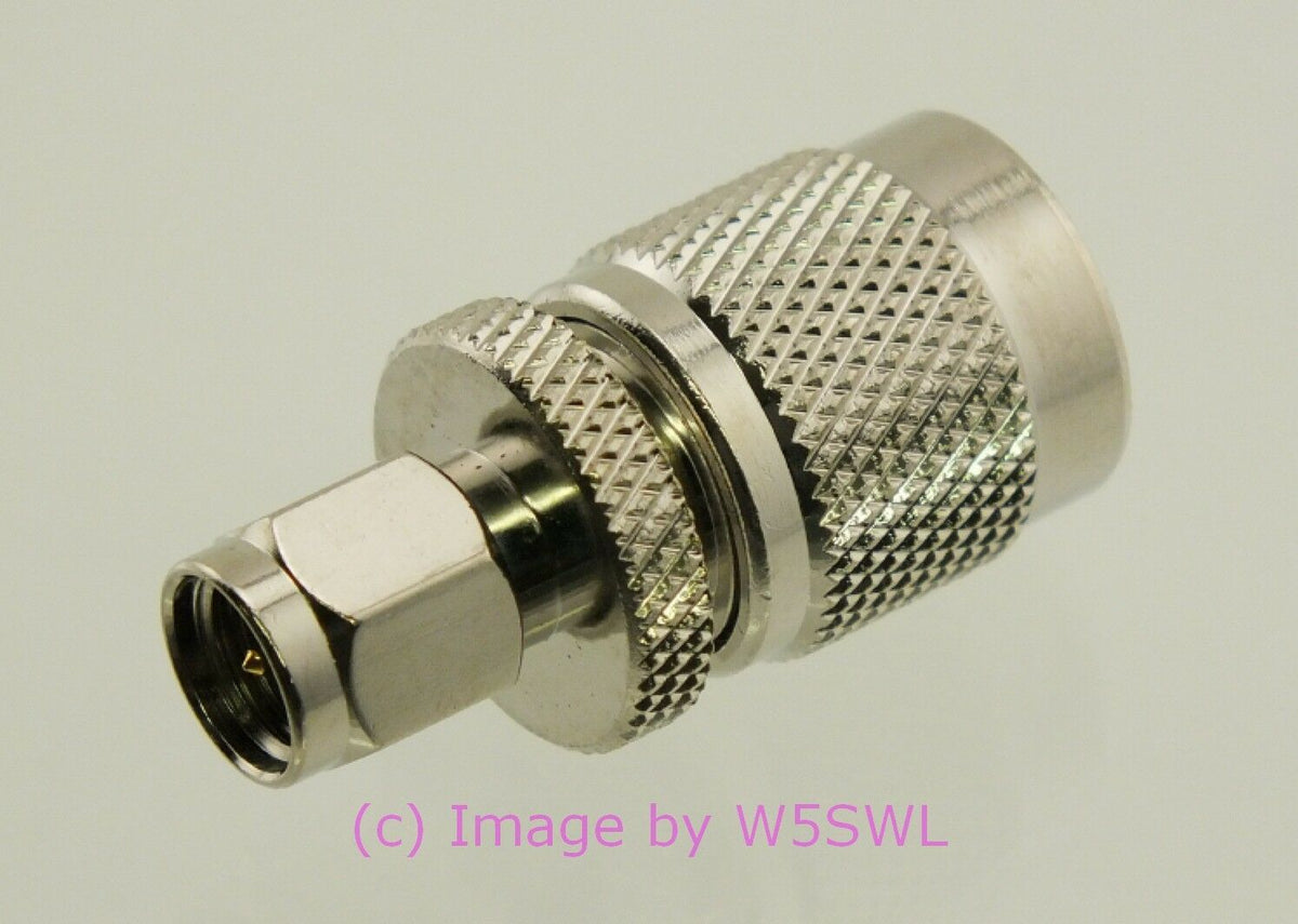 W5SWL SMA Male to TNC Male Coax Connector Adapter - Dave's Hobby Shop by W5SWL