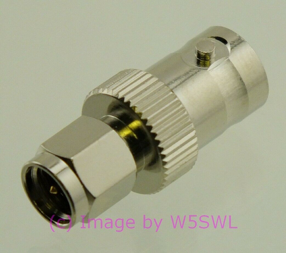 W5SWL SMA Male to BNC Female Coax Connector Adapte - Dave's Hobby Shop by W5SWL