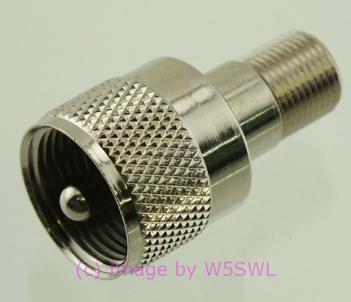 W5SWL UHF Male to Type F Female Coax Connector Adapter - Dave's Hobby Shop by W5SWL