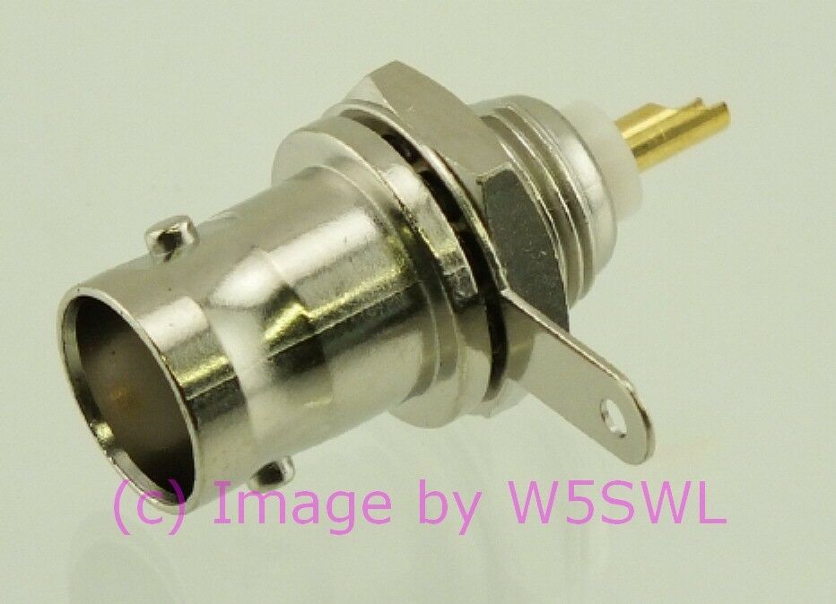 W5SWL Brand BNC Female Coax Connector Bulkhead Mount - Dave's Hobby Shop by W5SWL