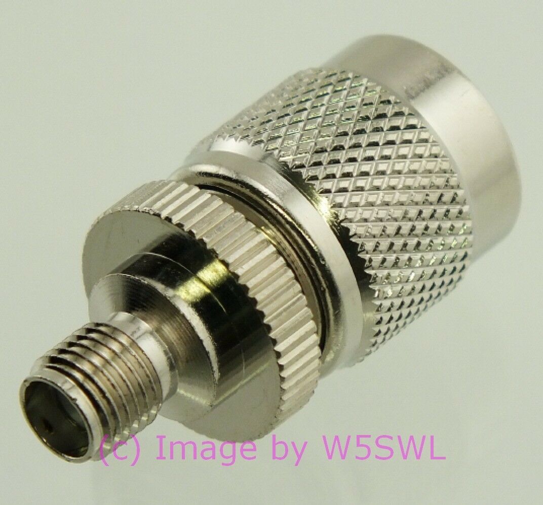 W5SWL TNC Male to SMA Female Coax Connector Adapter - Dave's Hobby Shop by W5SWL
