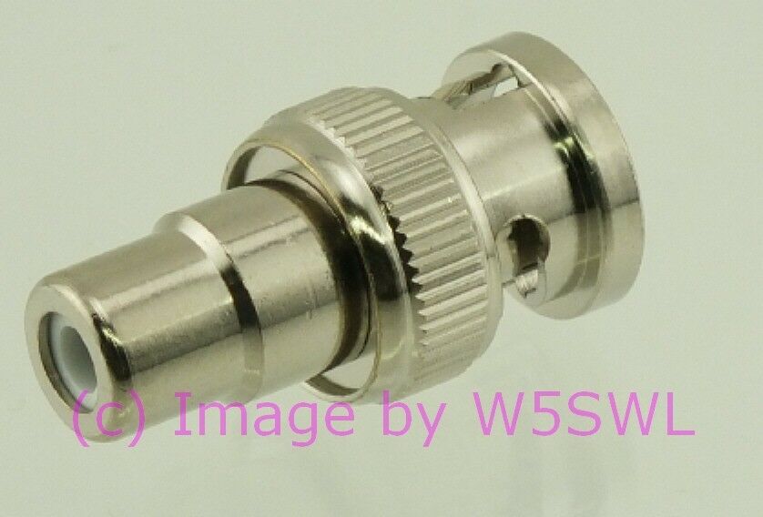 W5SWL Brand BNC Male to RCA Female Coax Adapter Connector - Dave's Hobby Shop by W5SWL