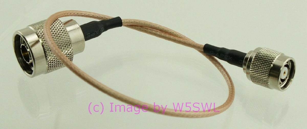 W5SWL Brand RP TNC Male to N Male RG-316 Cable Adapter Jumper - Dave's Hobby Shop by W5SWL