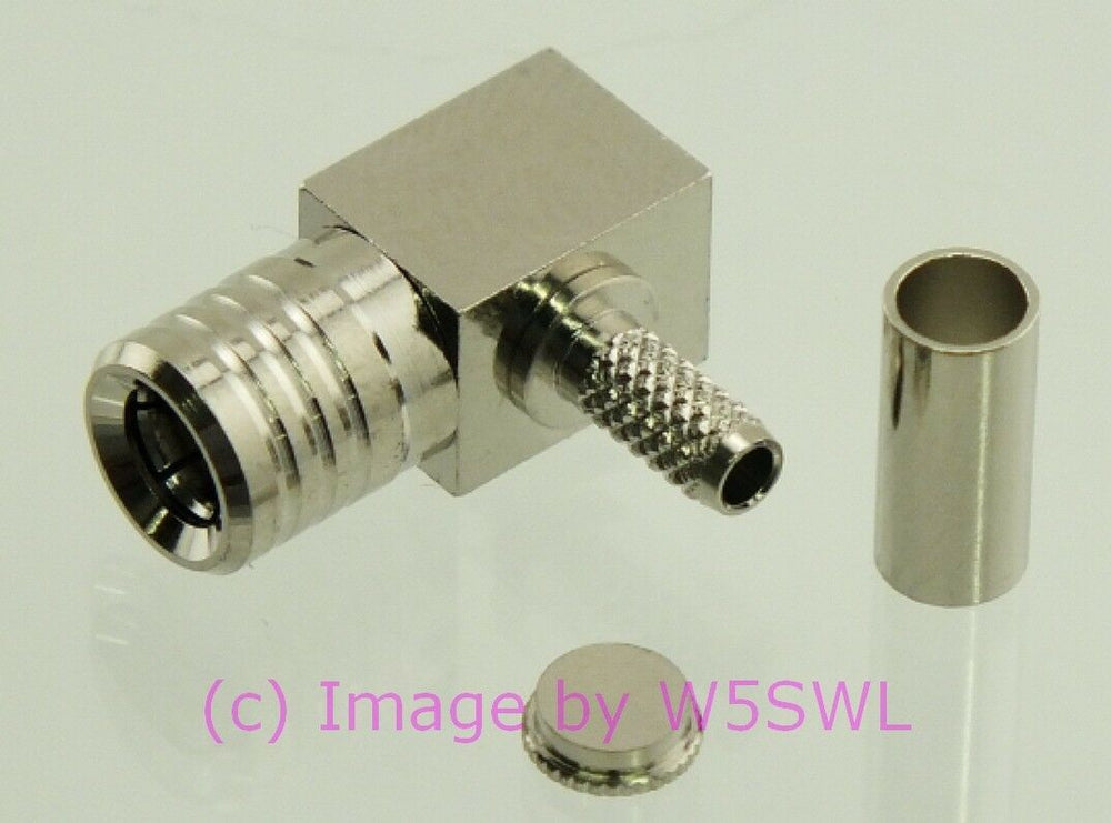 W5SWL SMB Plug Coax Connector Crimp 90 Deg  Right Angle RG-174 LMR-100 - Dave's Hobby Shop by W5SWL
