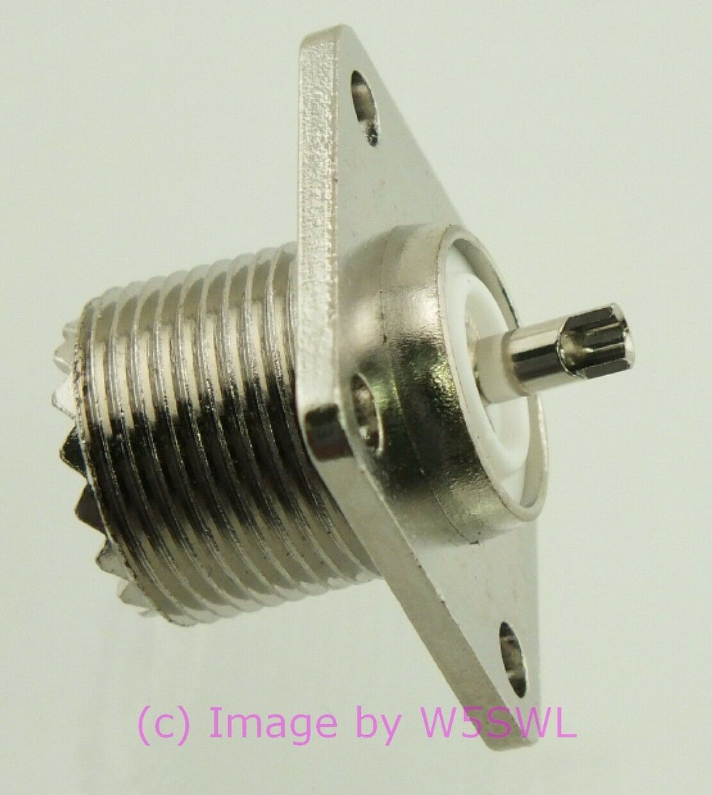 W5SWL UHF Female Coax Connector Heavy Chassis Mount - Dave's Hobby Shop by W5SWL