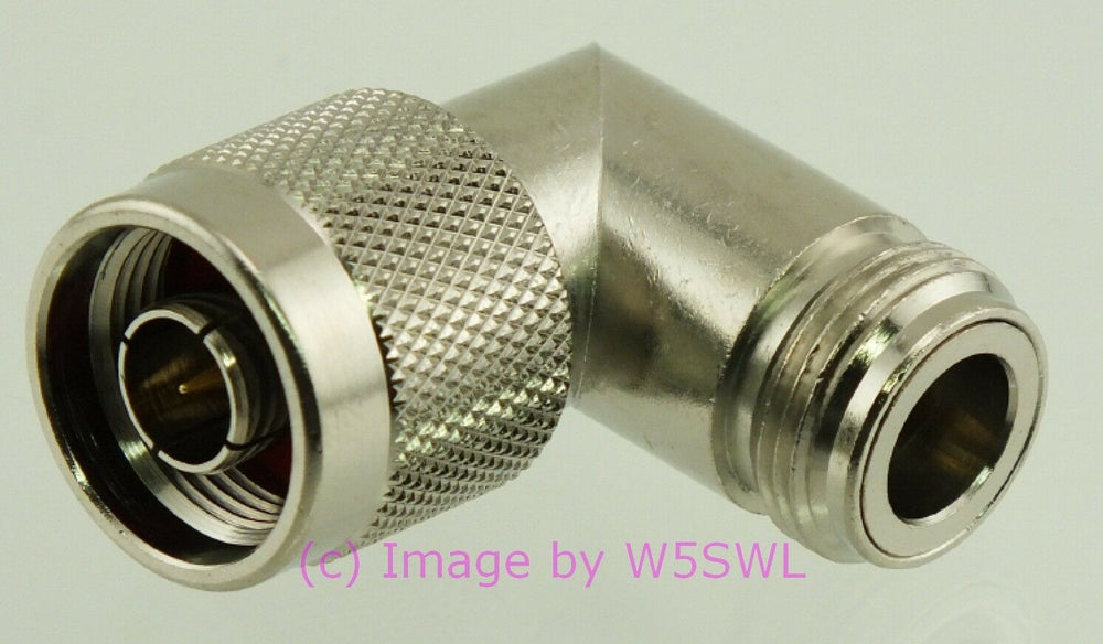W5SWL N Male to N Female Coax Connector Adapter Right Angle 90 degree - Dave's Hobby Shop by W5SWL