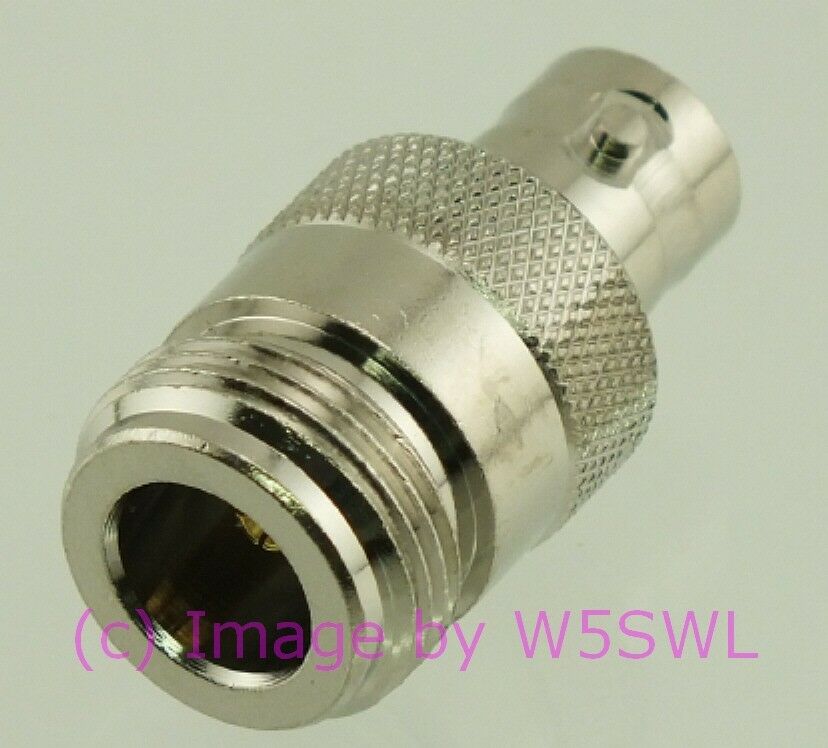 W5SWL N Female to BNC Female Coax Connector Adapter - Dave's Hobby Shop by W5SWL