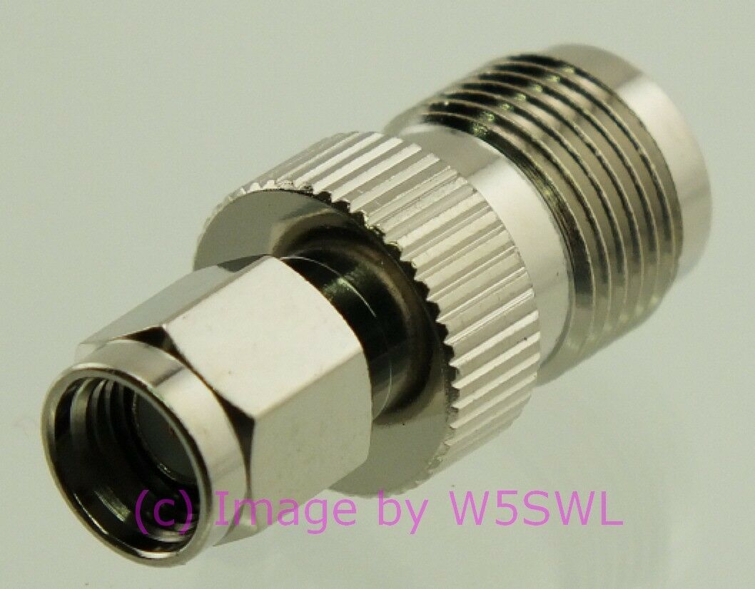 W5SWL Brand SMA Male to TNC Female Coax Connector Adapter Reverse Polarity - Dave's Hobby Shop by W5SWL