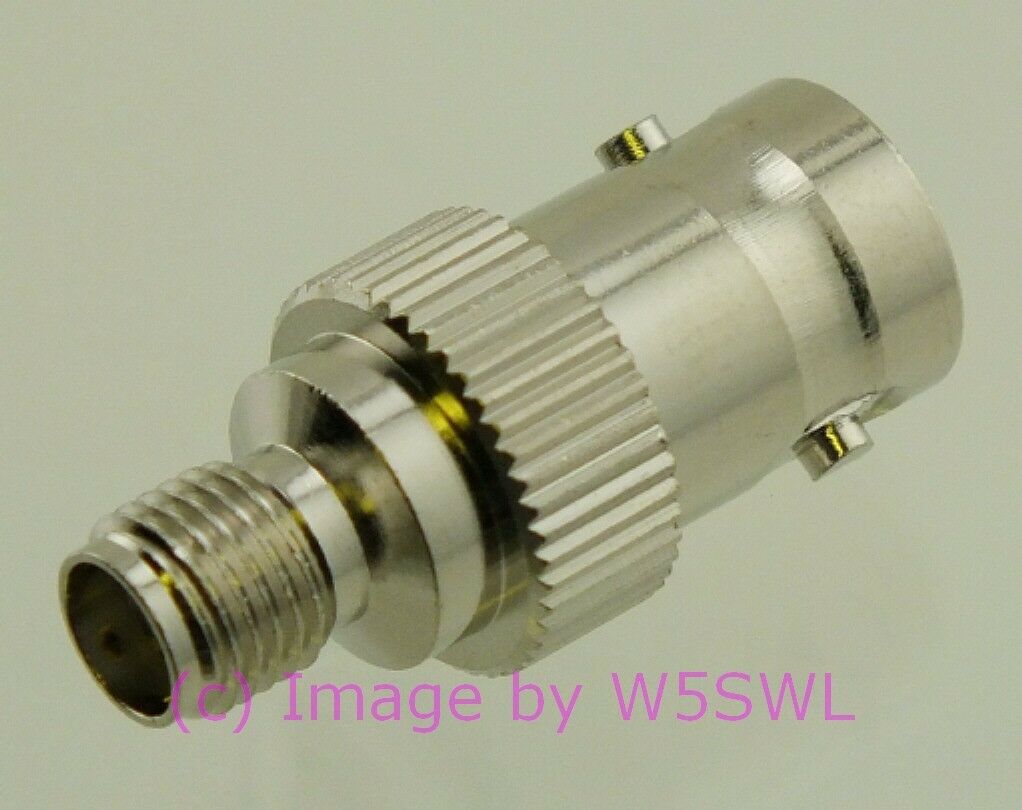 W5SWL SMA Female to BNC Female Coax Coax Connector Adapter - Dave's Hobby Shop by W5SWL