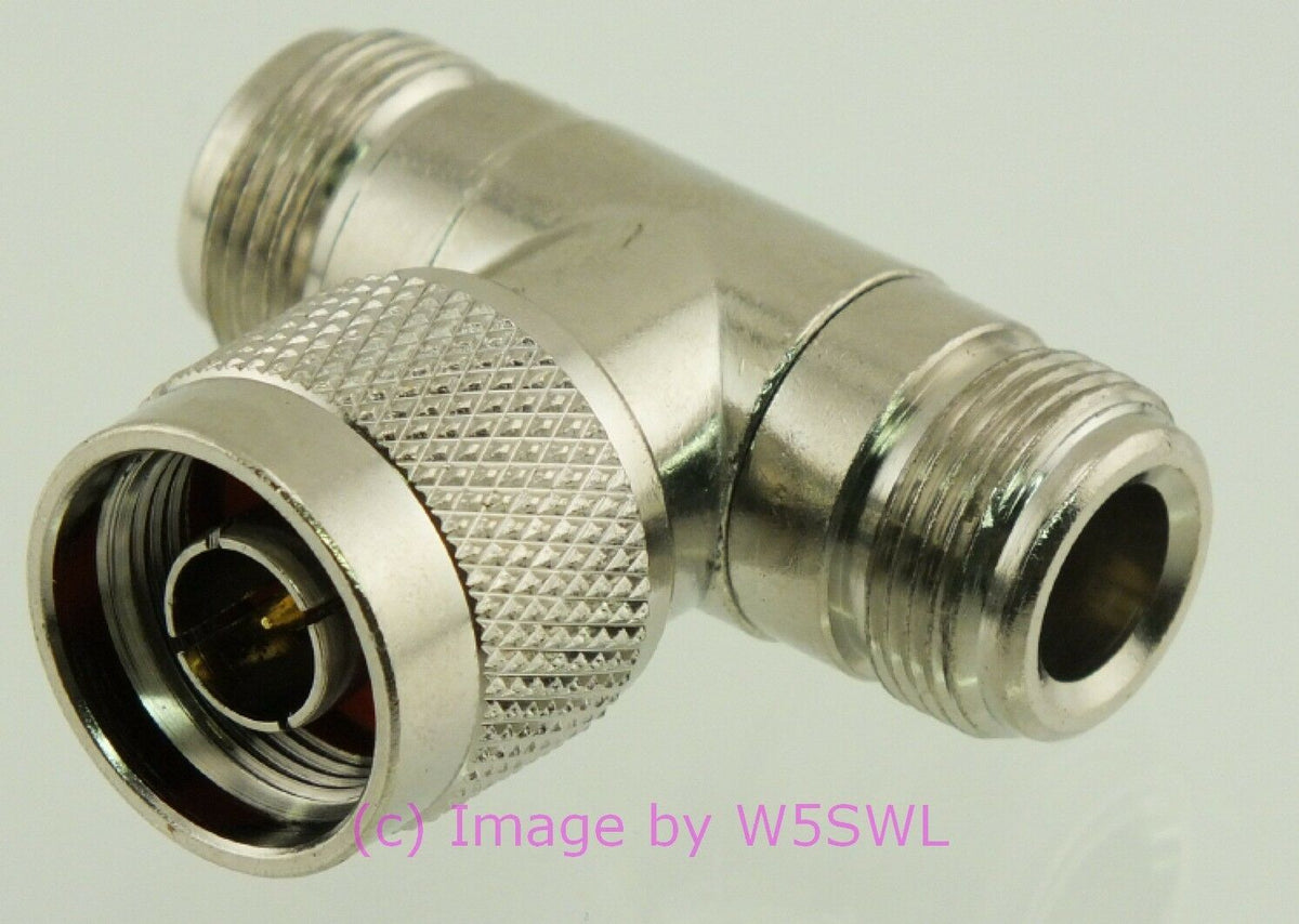 W5SWL Brand N Male to N Female Tee Coax Connector Adapte - Dave's Hobby Shop by W5SWL
