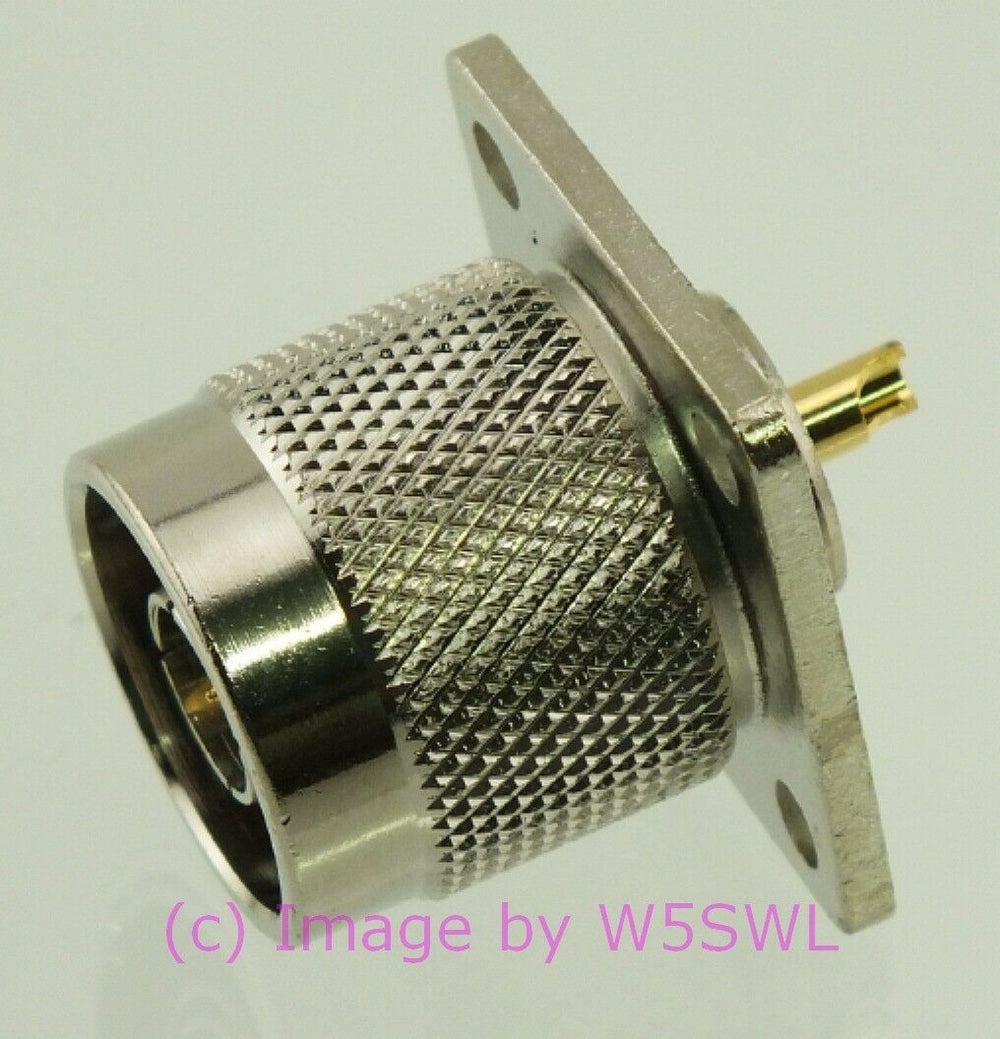 W5SWL N Male Coax Connector Chassis Bulkhead - Dave's Hobby Shop by W5SWL
