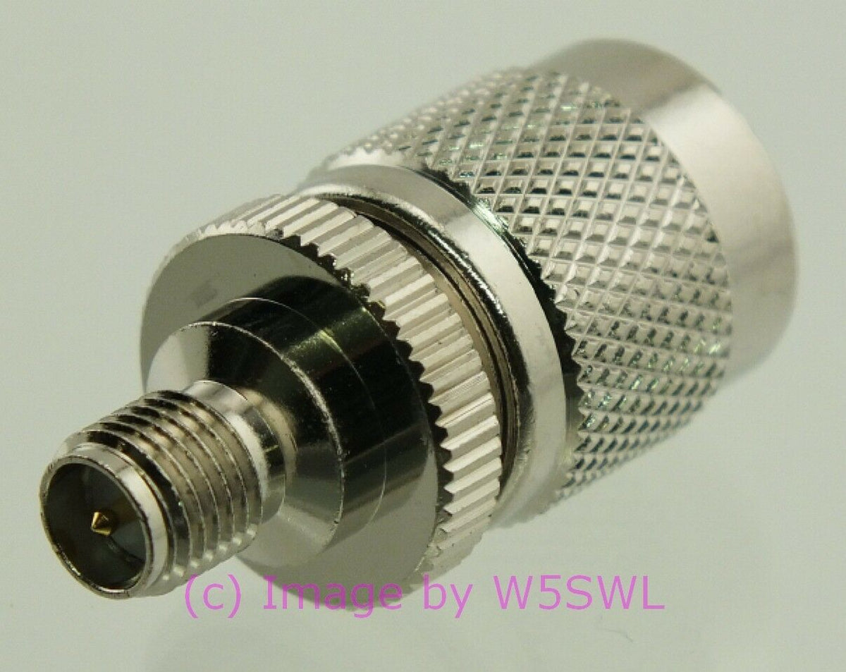 W5SWL TNC Male to SMA Female Coax Connector Adapter Reverse Polarity - Dave's Hobby Shop by W5SWL